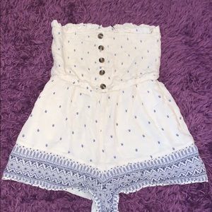 American Eagle Strapless Romper